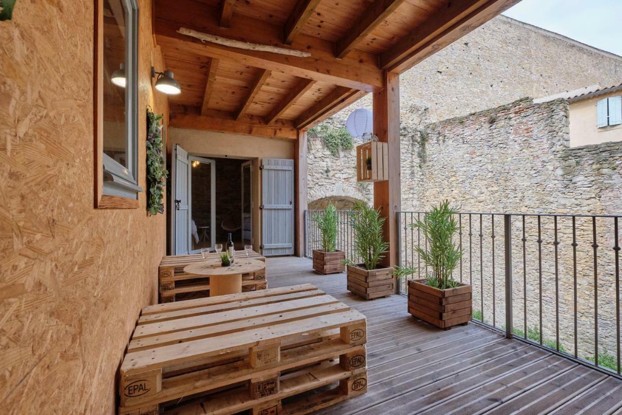 Melina - Appartement Dans Les Remparts De La Bastide Avec Parking Et Terrasse Carcassonne Dış mekan fotoğraf